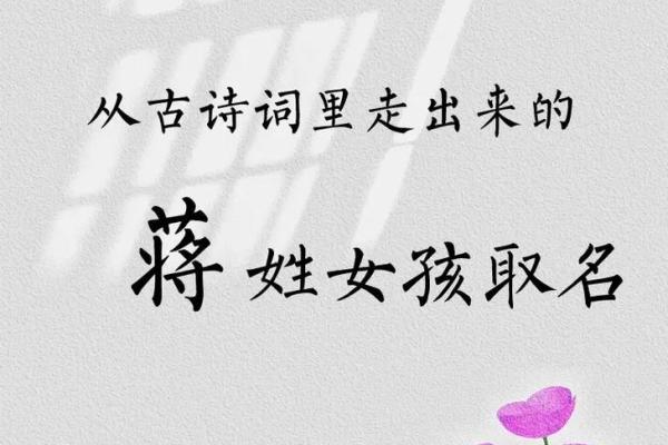 蒋姓女孩名字大全-蒋姓女孩起名字大全-蒋姓名字大全姓名
