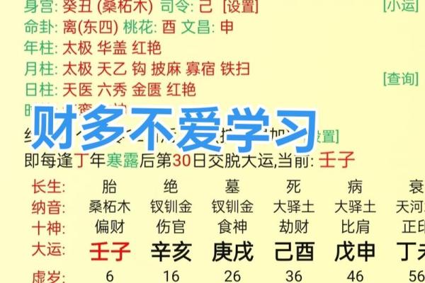 财运好八字